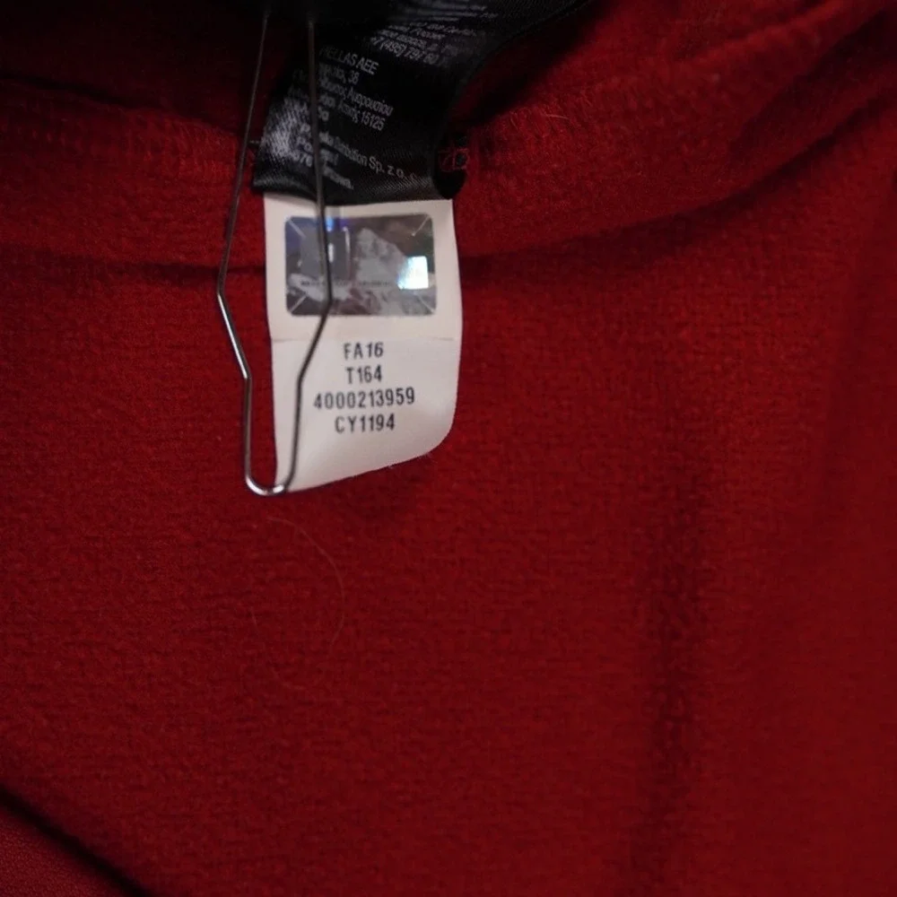 The North Face Canyonlands Jacket Mens Medium Poinciana Orange Half Zip Pullover